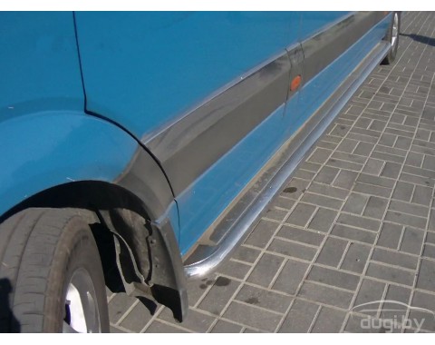 Боковые подножки (площадка) для Volkswagen Crafter (длинная база).